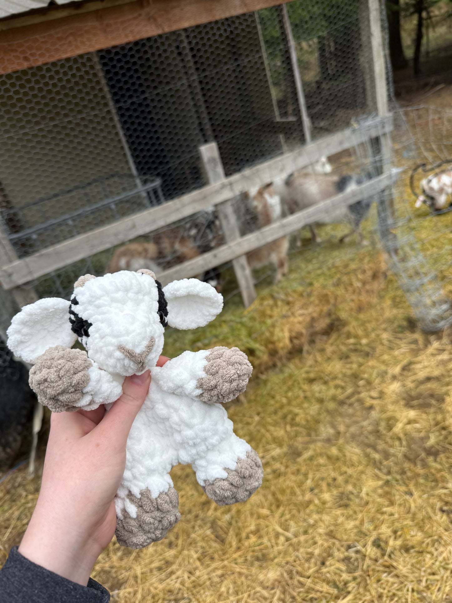 Crochet Goat Plushy