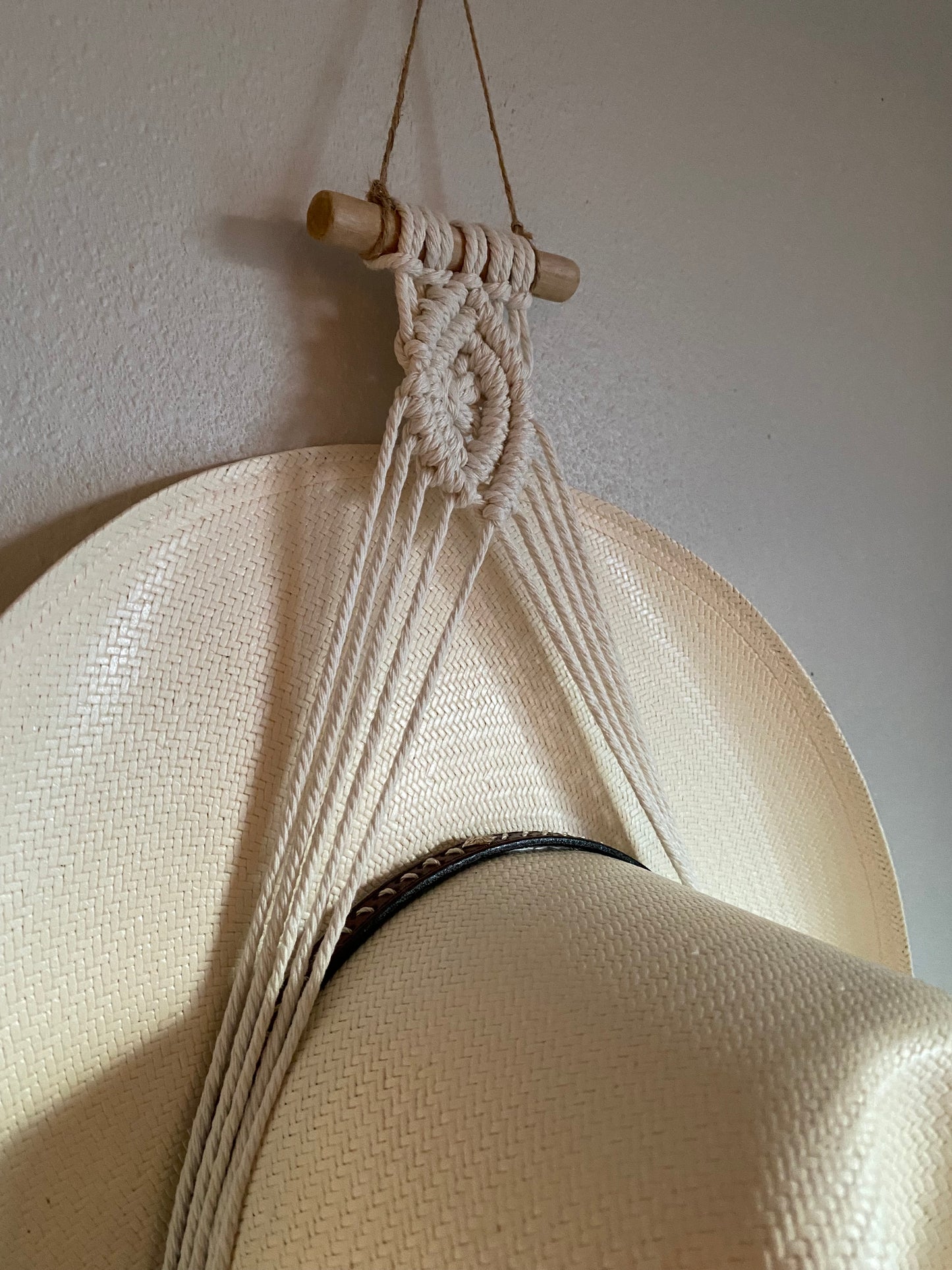 Macrame Hat Hanger