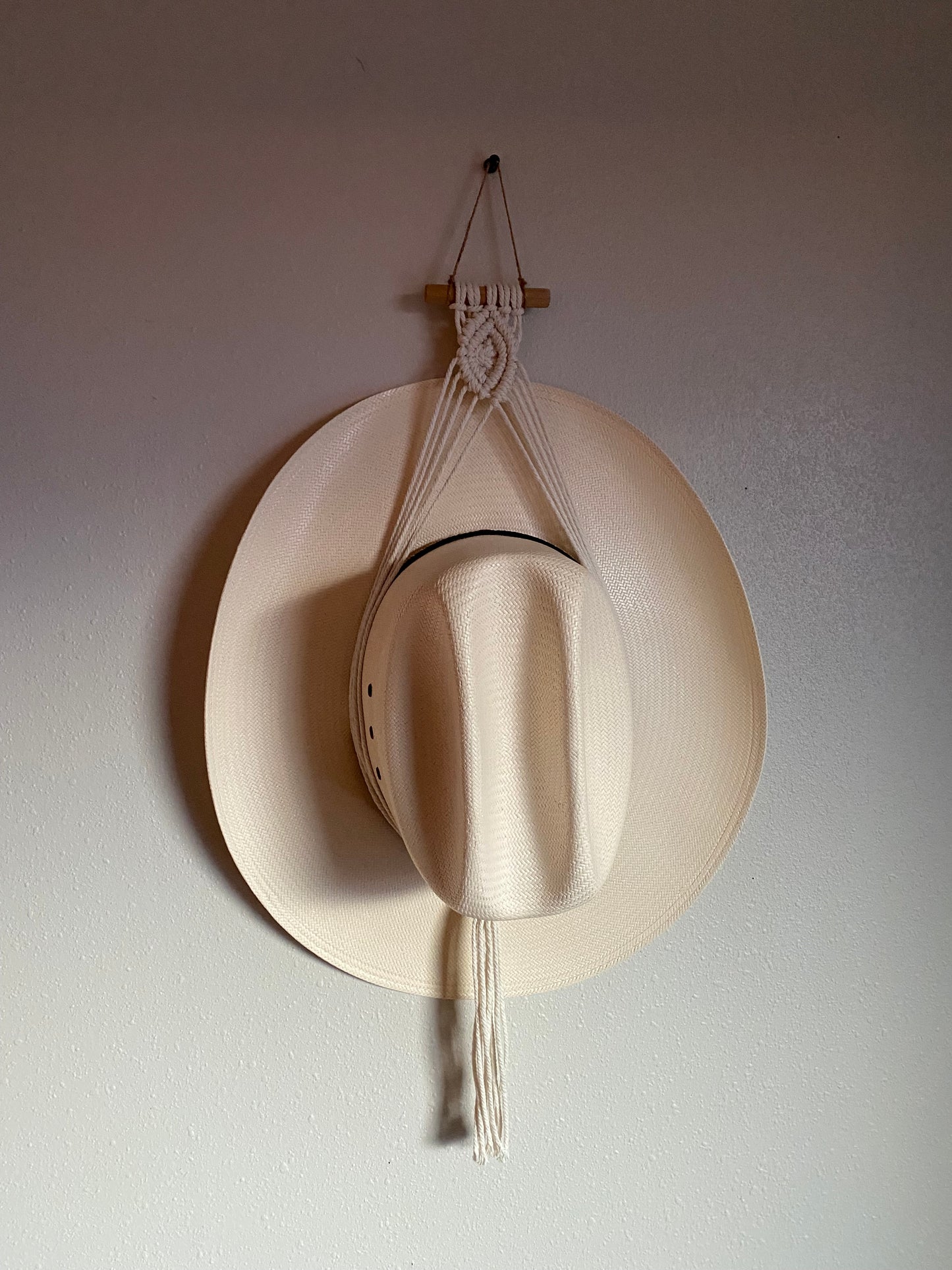 Macrame Hat Hanger