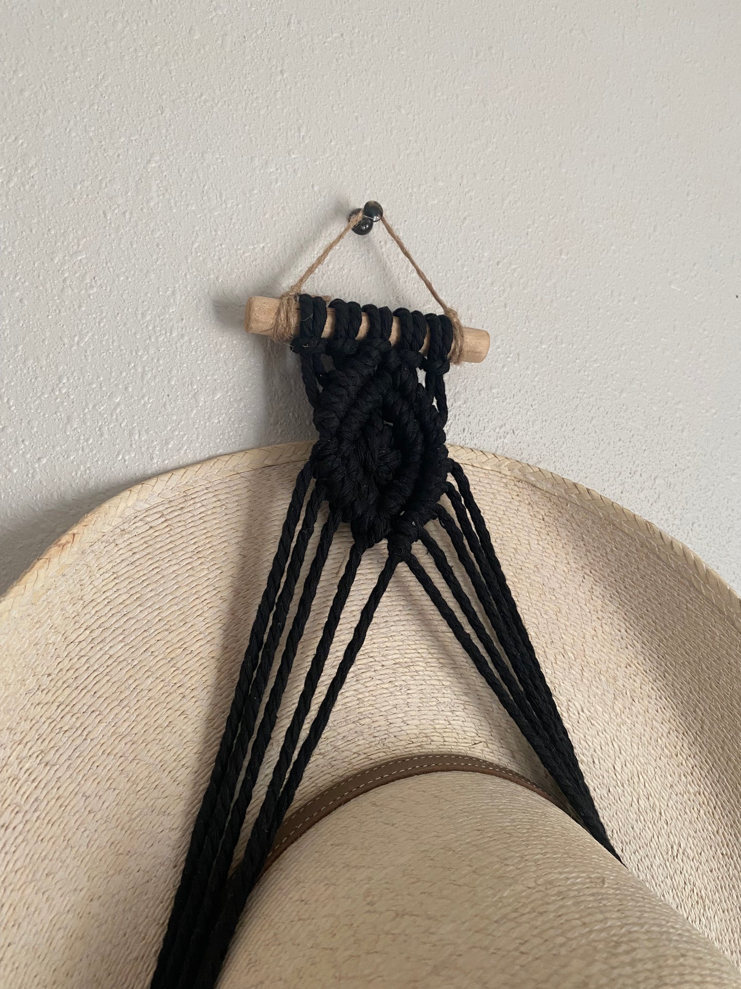 Macrame Hat Hanger