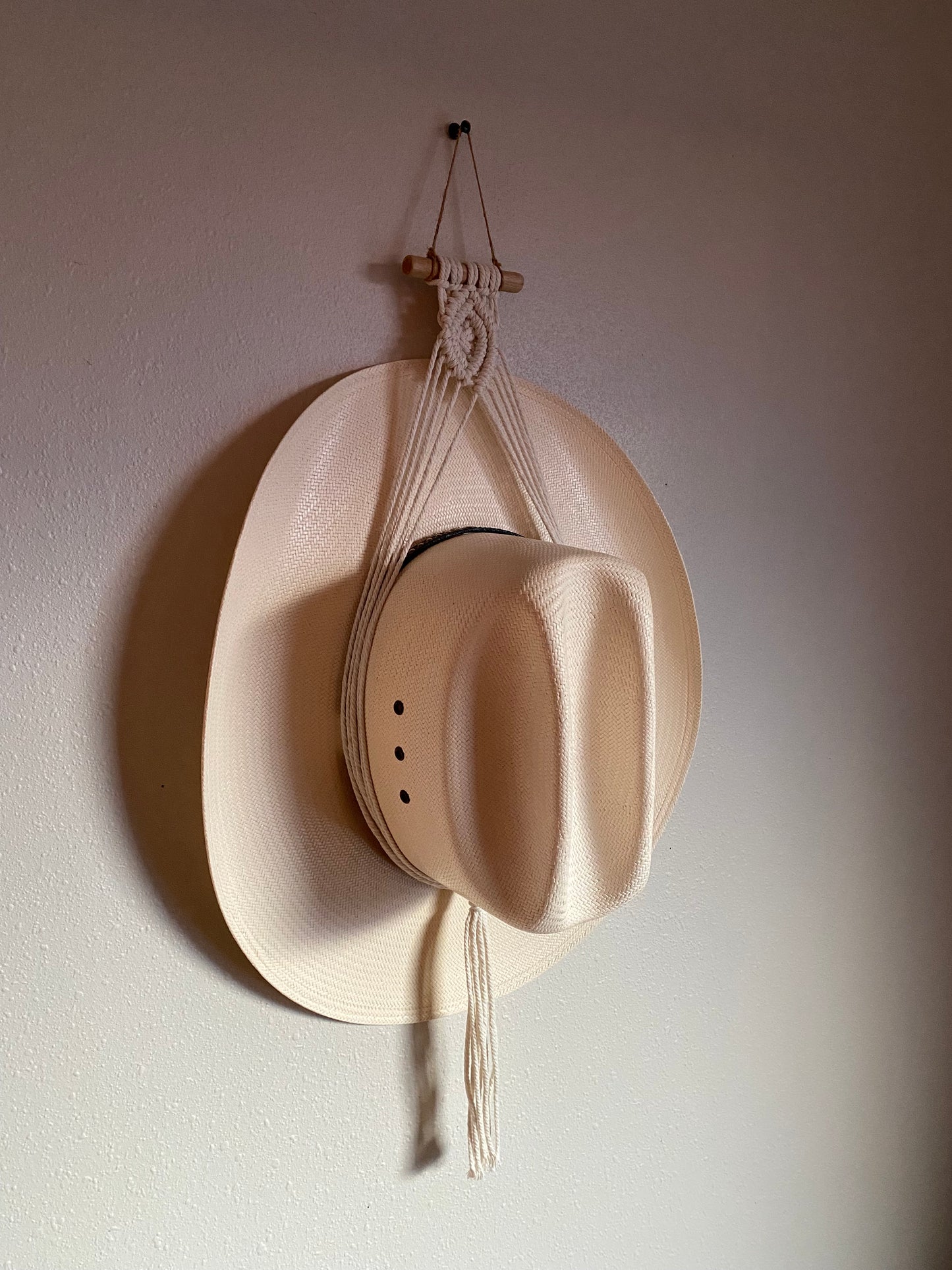 Macrame Hat Hanger