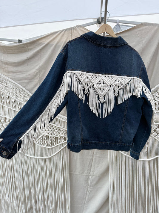 Macrame Fringe Jacket