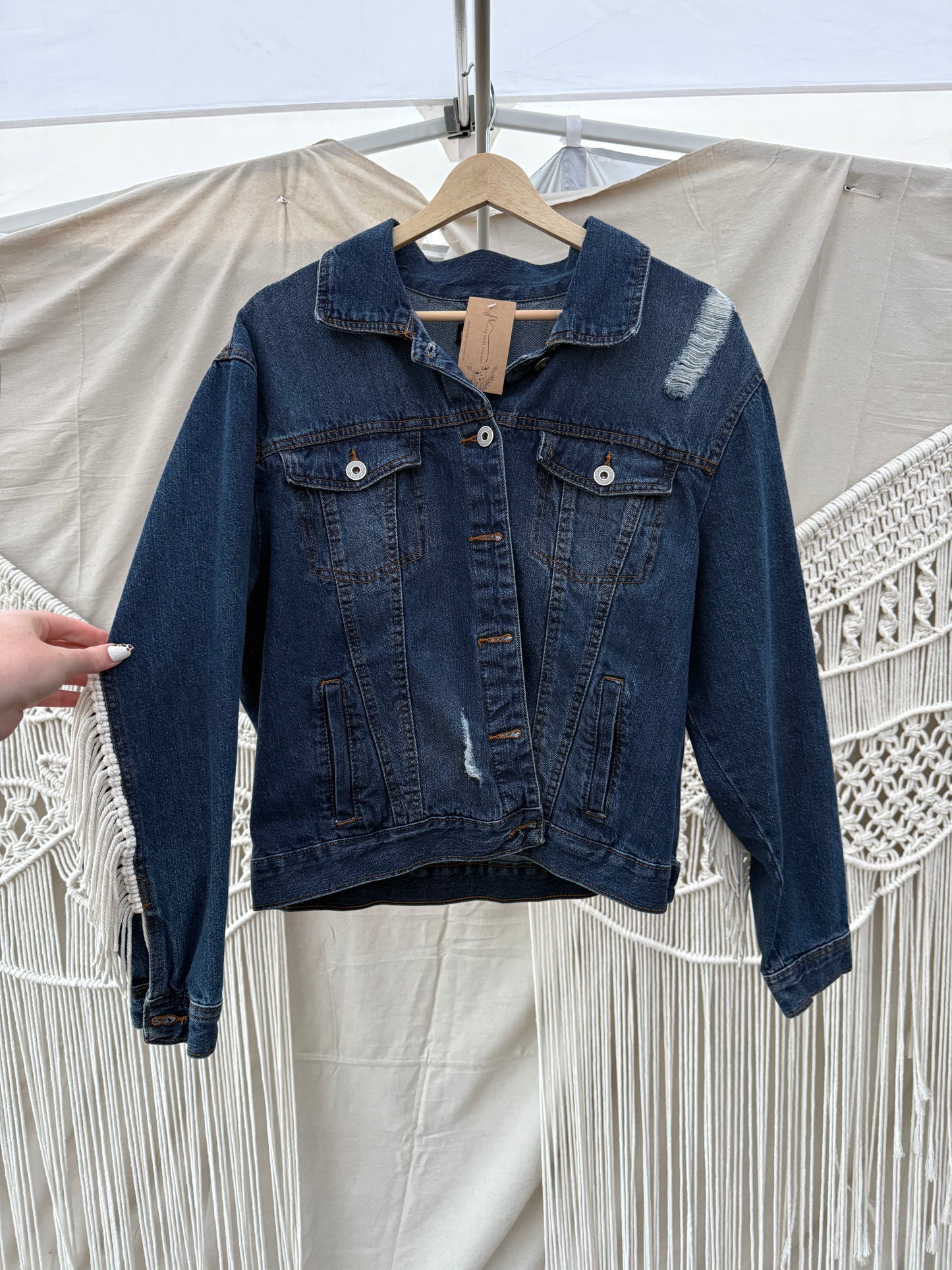Macrame Fringe Jacket